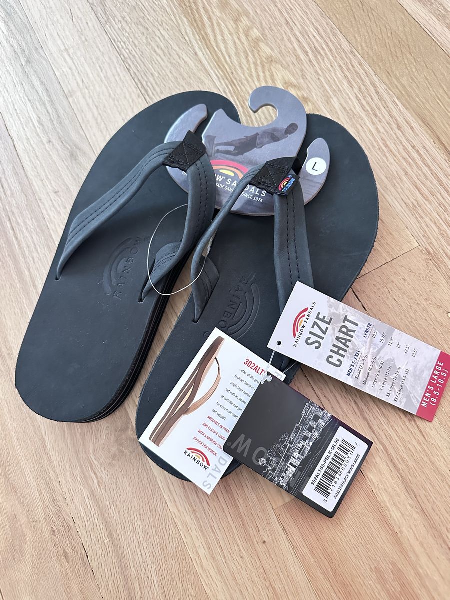 Rainbow Men's Sandals 9.5-10.5