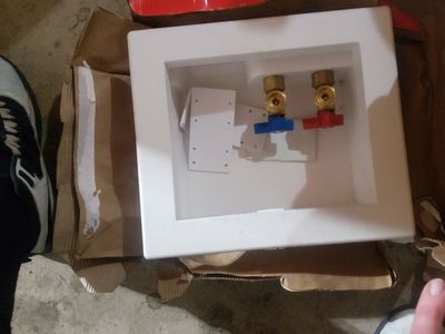 washing machine outlet box