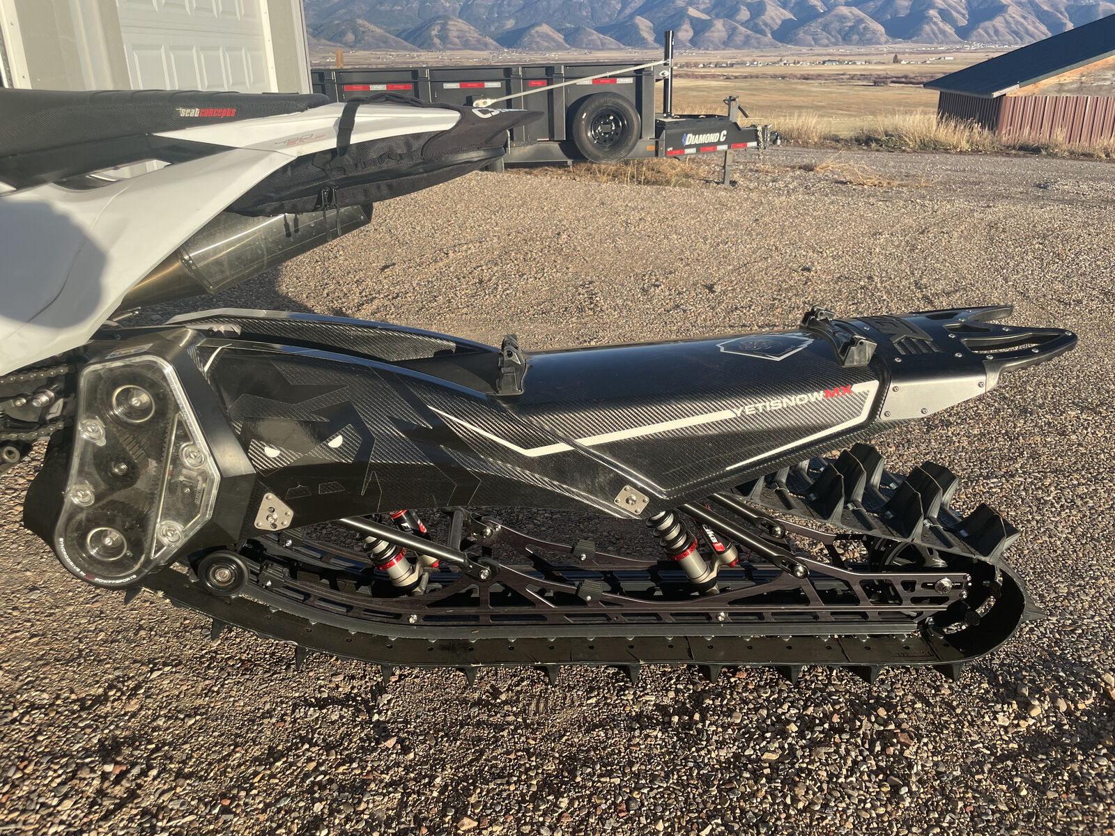 Yeti 137 snowbike kit