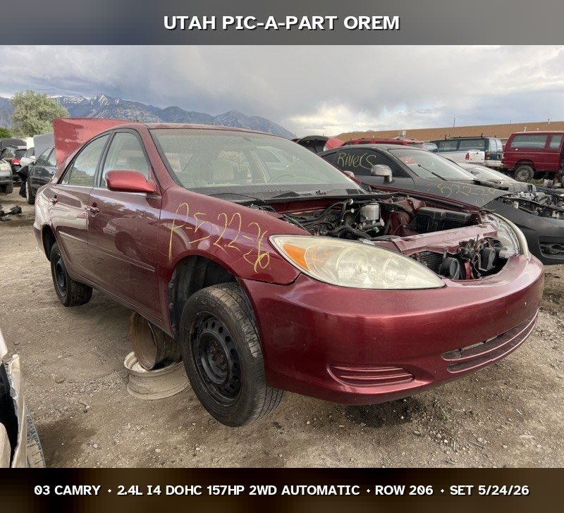 2003 Toyota Camry Parts - UTPAP Orem