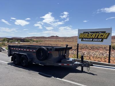 2026 Midsota Midsota 7x14 Telescopic Dump Trailer 15.4K Gray