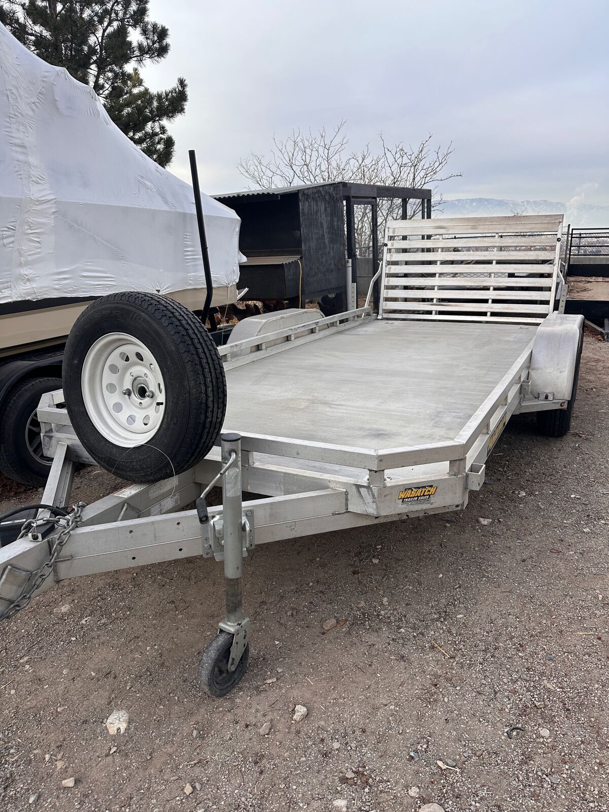 2026 Aluma 7816 TA Tailgate and Ramps (7X16) Utility Trailer