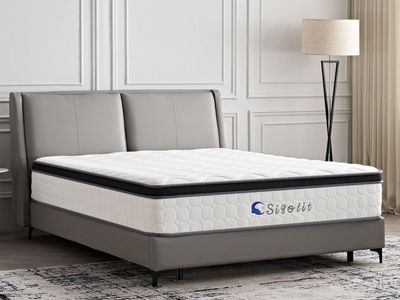 (New in box) King size 12 In Hybrid Memory Foam Mattress-medium