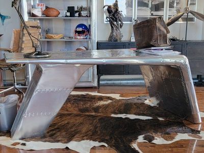 restoration hardware aviation desk
