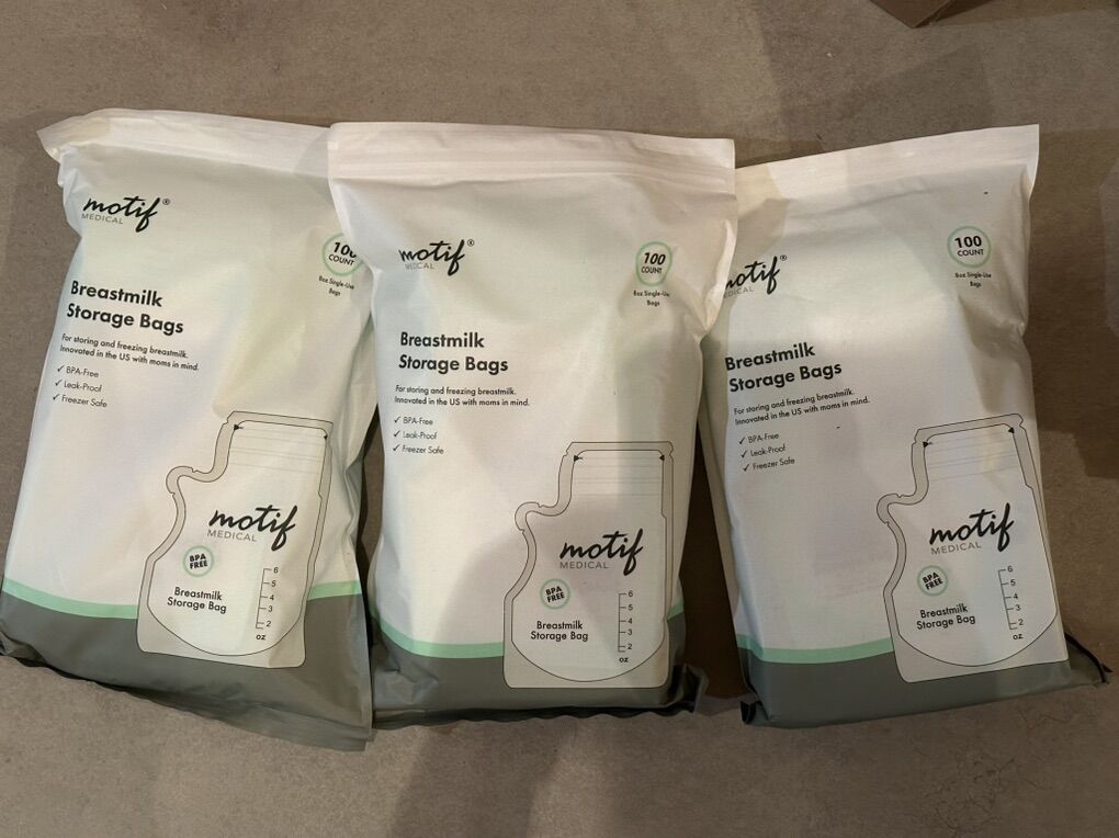 Motif Medical Breastmilk Storage Bags