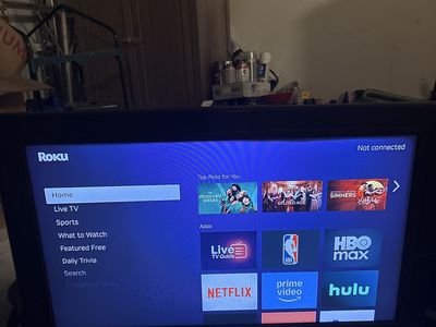 Emerson 32-inch 720p LCD Smart TV with Roku Built-in, Black