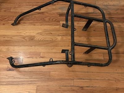 Yamaha TW200 rear motorcycle rack