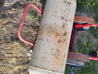 Used propane tank
