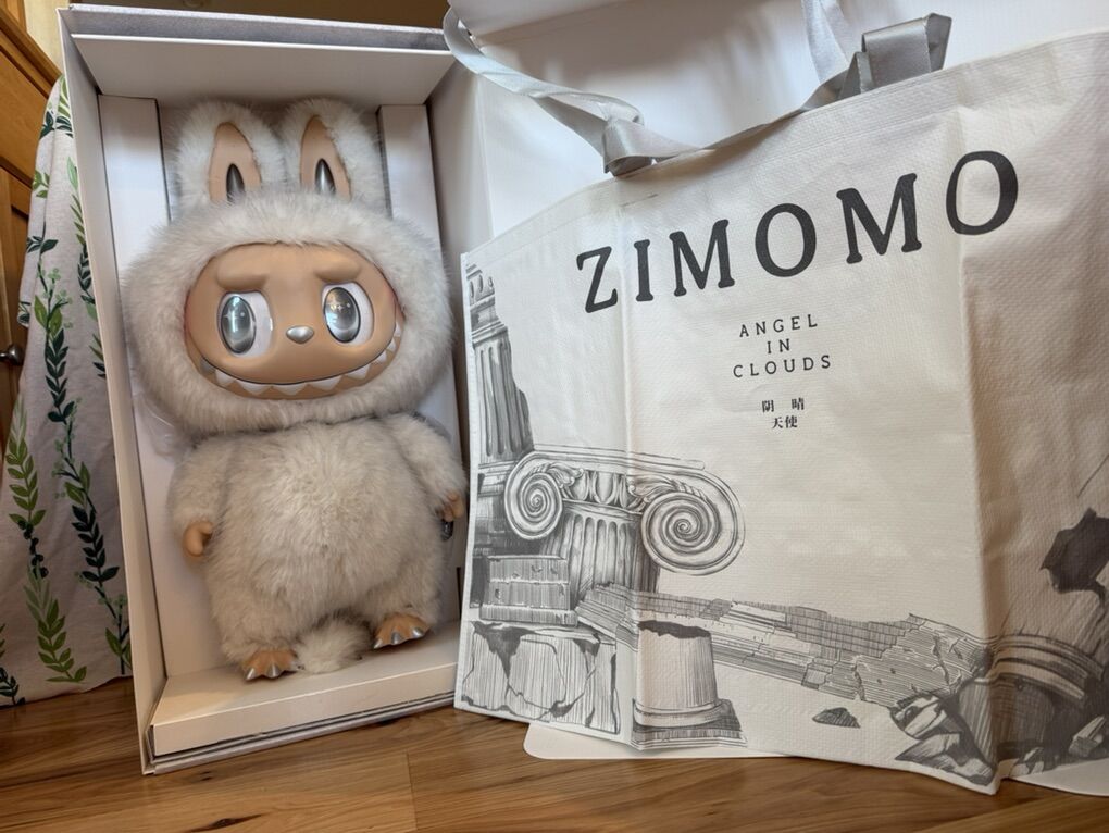 Zimomo Labubu Angel In The Clouds