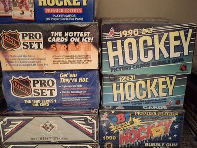 1990 Hockey Card "Wax" Boxes