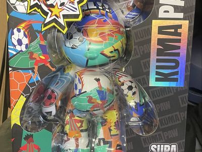 Kuma Paw Striker Supa Soccer Edition Designer Vinyl Figure New in Box