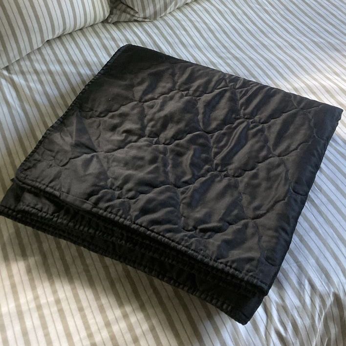 Black Quilt / Coverlet King Size