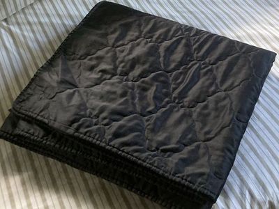 Black Quilt / Coverlet King Size