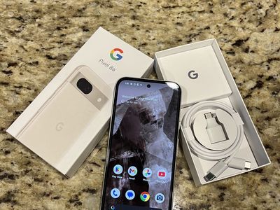 Google Pixel 8a (Unlocked) – Like New 128GB Porcelain White w/ Box & Cables