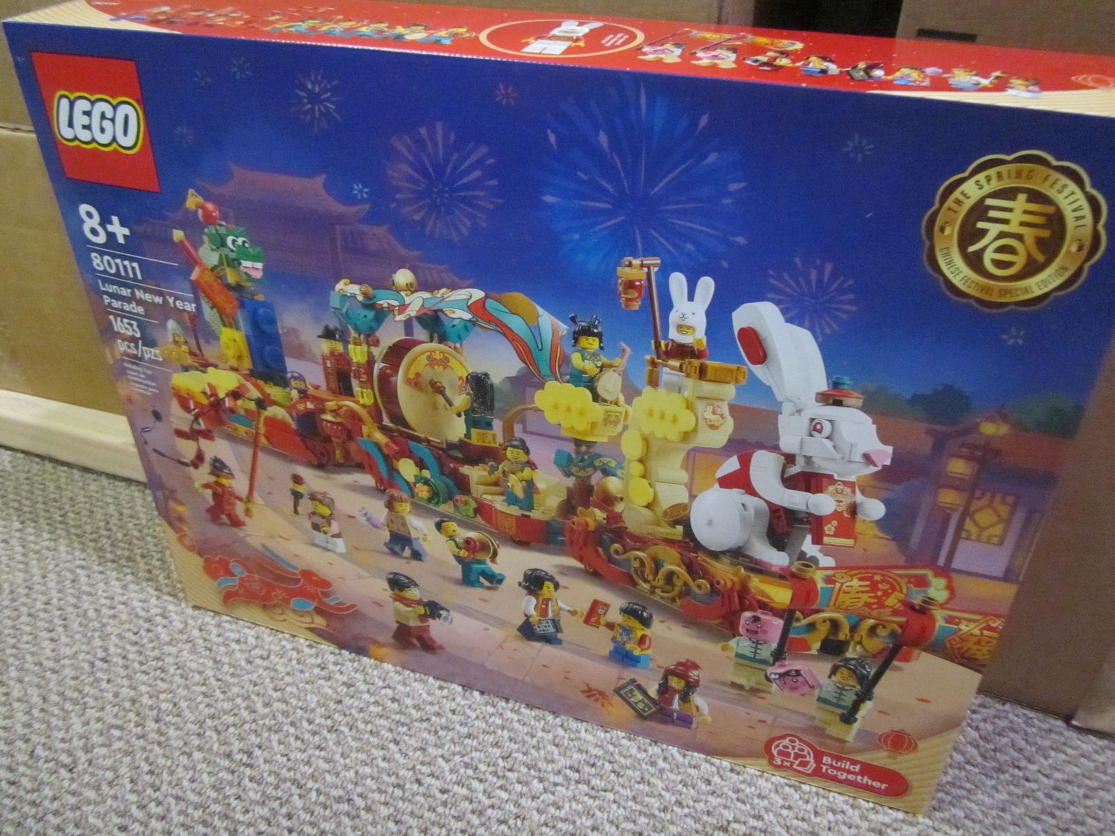 Lego 80111 Chinese Spring Festival Lunar New Year Parade (Year of the Rabbit) New Sealed