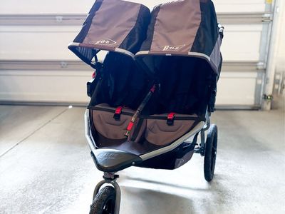 CLEAN Bob Duallie Double Jogging Stroller Accessories Included