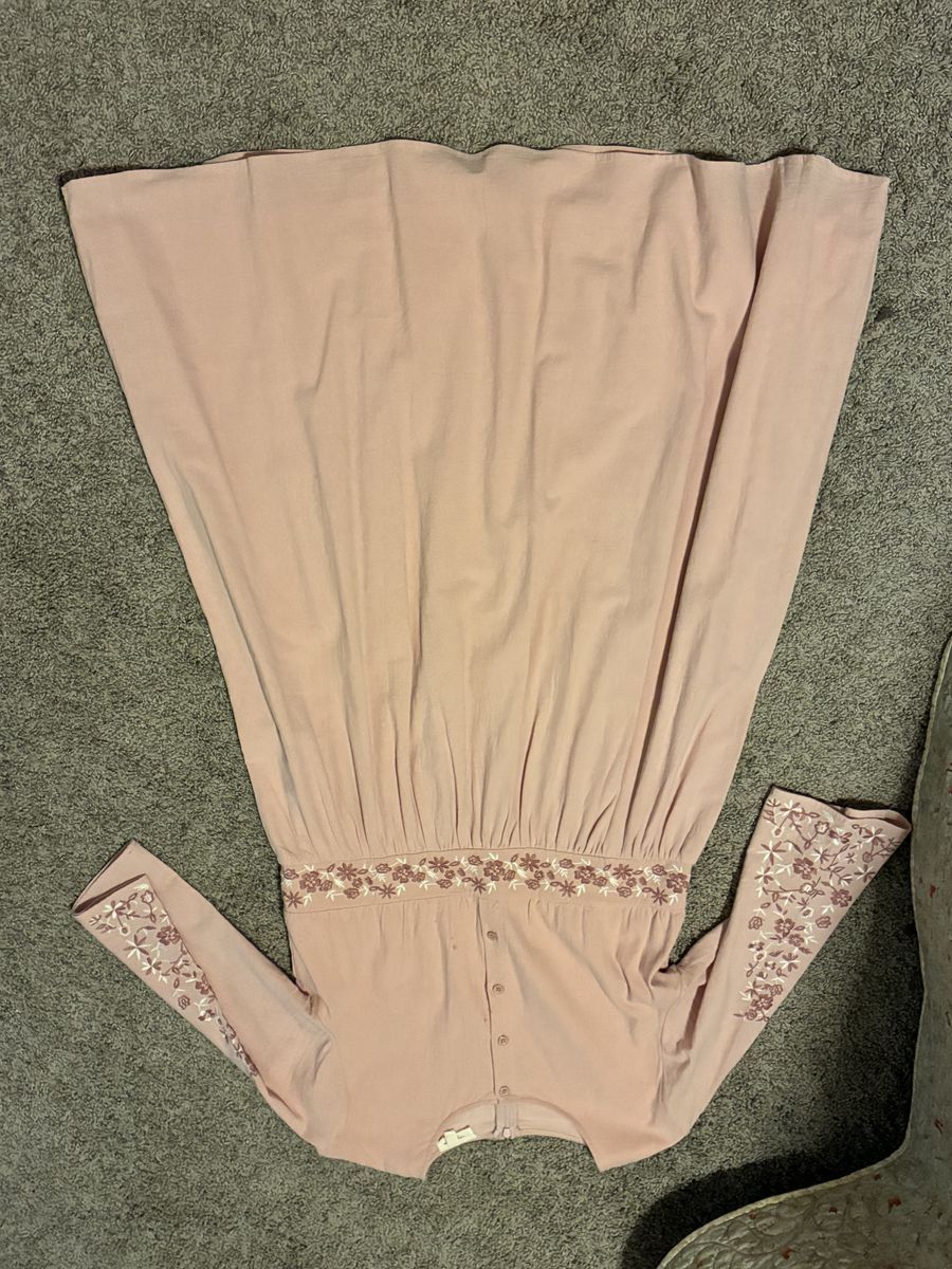 Pink floral dress size Large