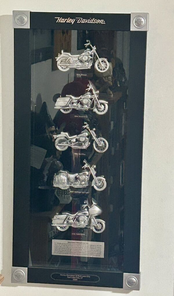 Harley Davidson Motorcycles Of The 90's Framed