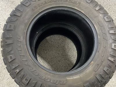 Nitto Ridge Grappler 37x13.50R20LT All-Terrain Light Truck Tires (2 Used)