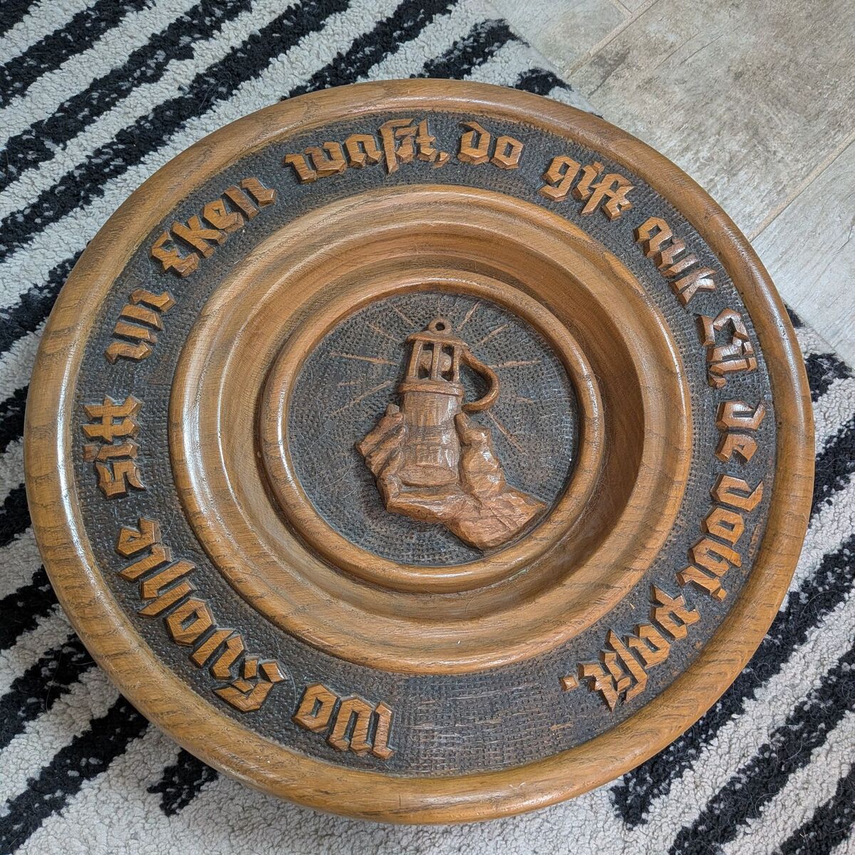 Vintage German Mining Plaque