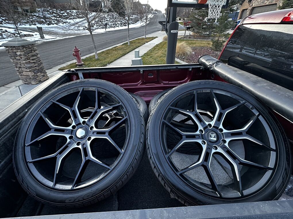 Asanti Black Label 24 Wheel And Tires New