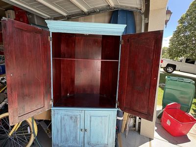 Beautiful Corner Armoire real wood