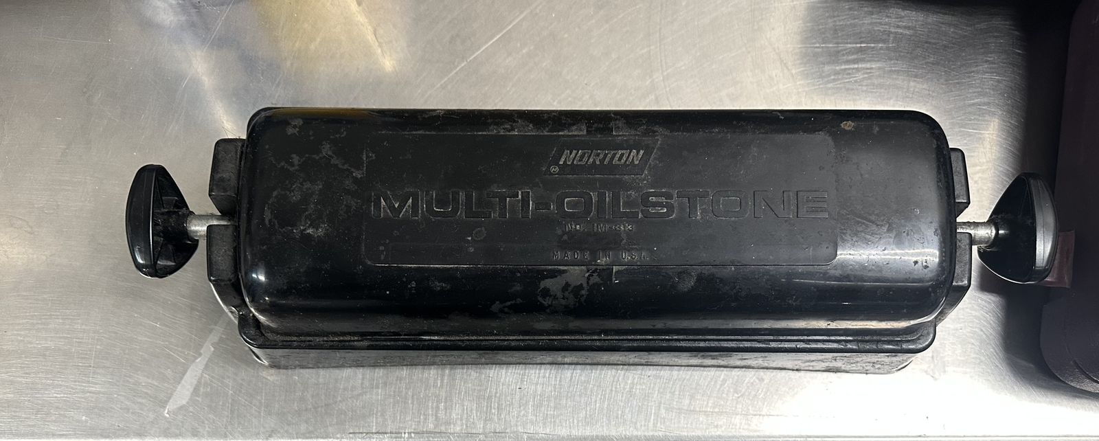 RESTAURANT TRI STONE OIL BATH SHARPENING STONE  2 EACH