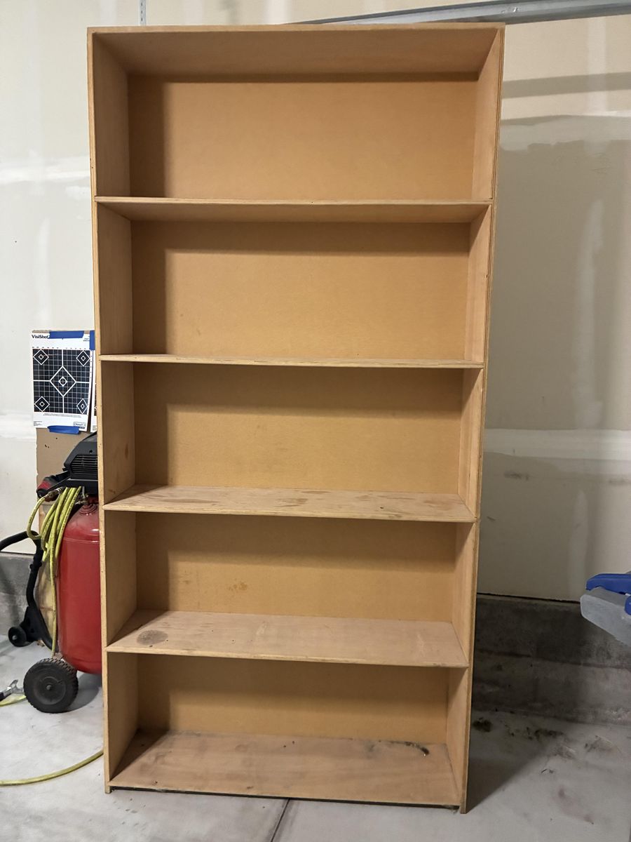 Wood Shelving - very strong and solid