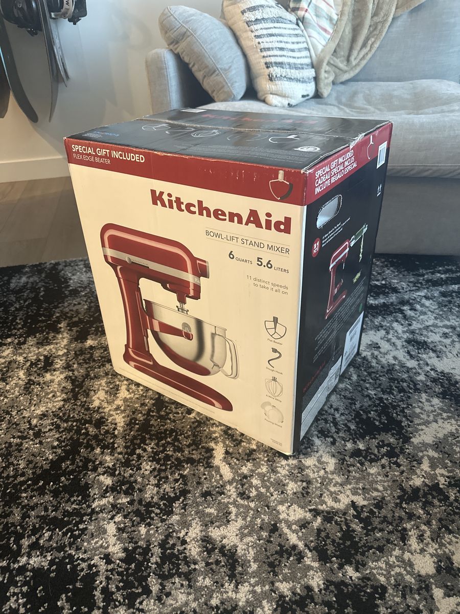 KitchenAid - 6 Quarts, Red - New/Unopened