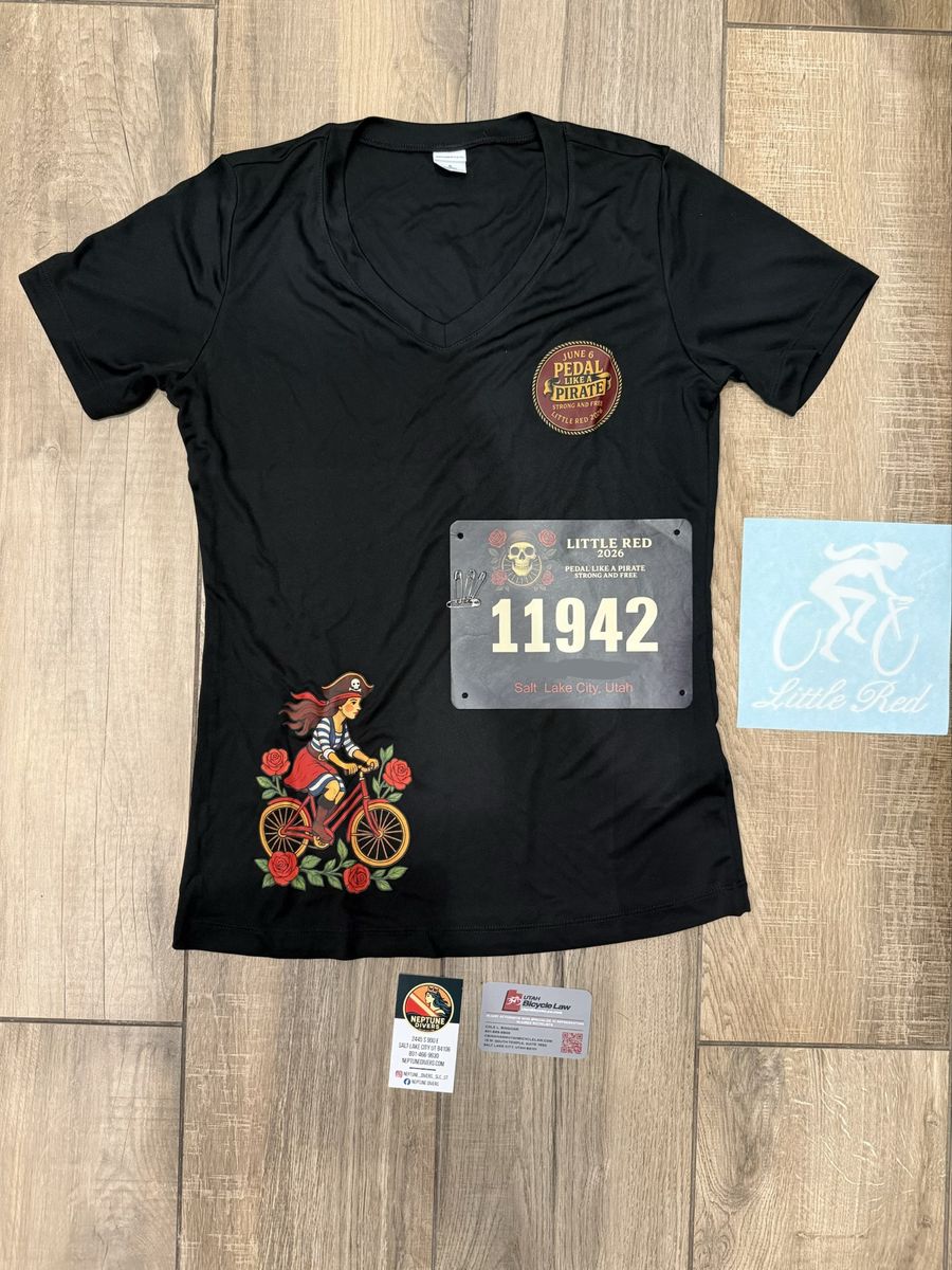 Little Red 2026 Cycle Ride Bib + Shirt + Sticker