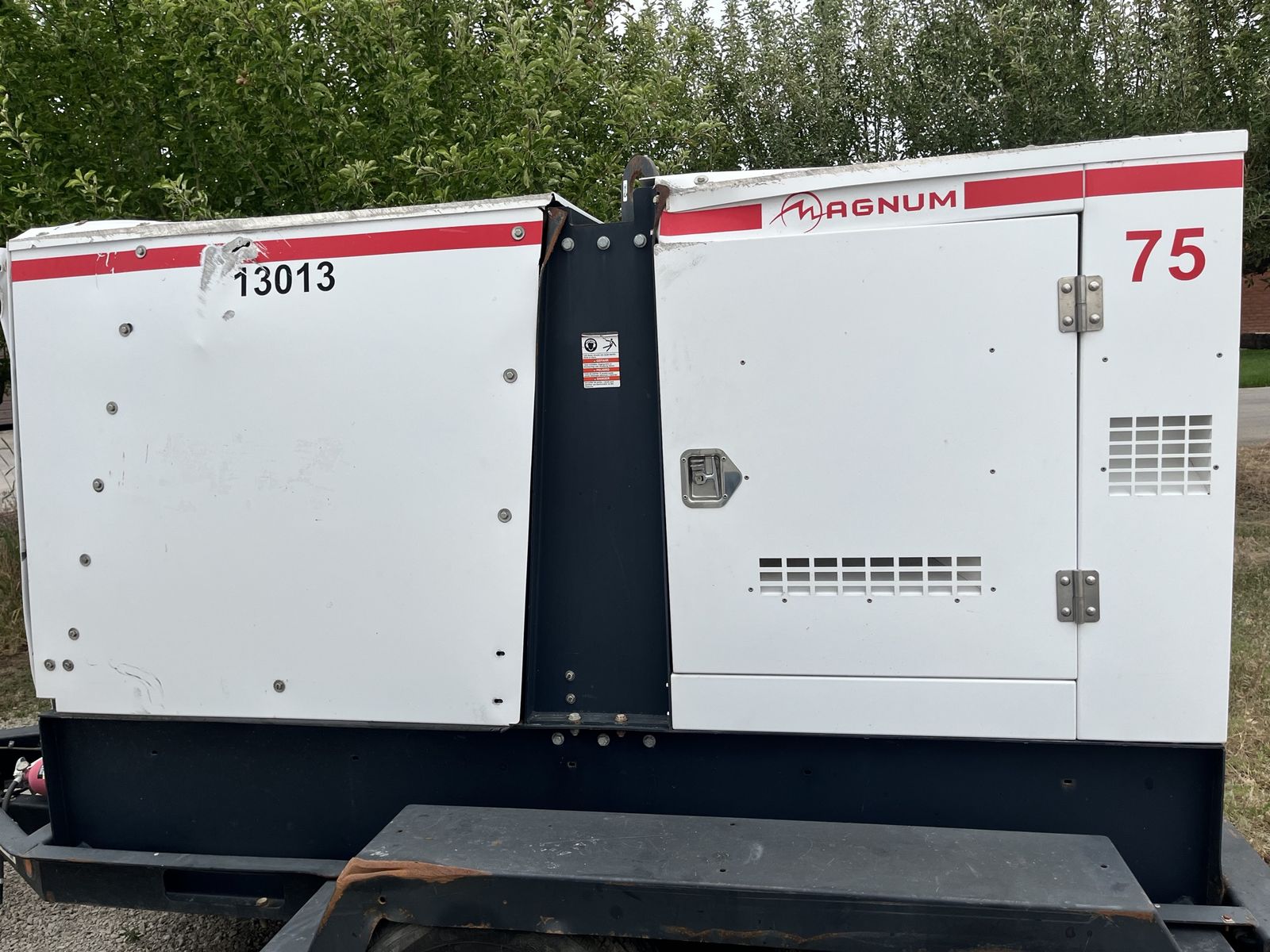 Magnum MMG075D-03 75 kVA Towable Diesel Generator Trailer