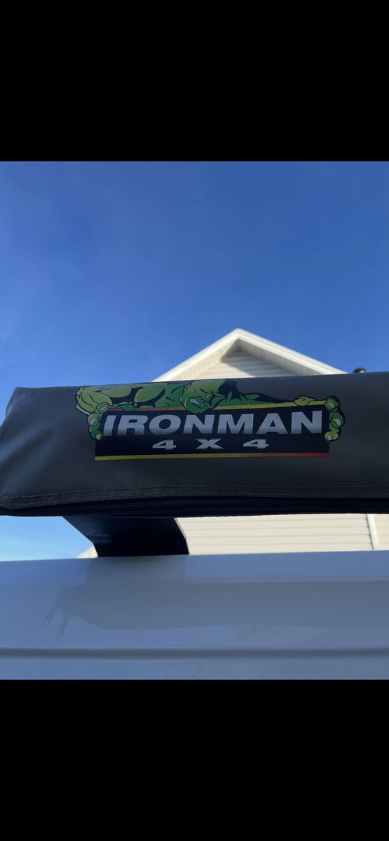 Ironman van awning