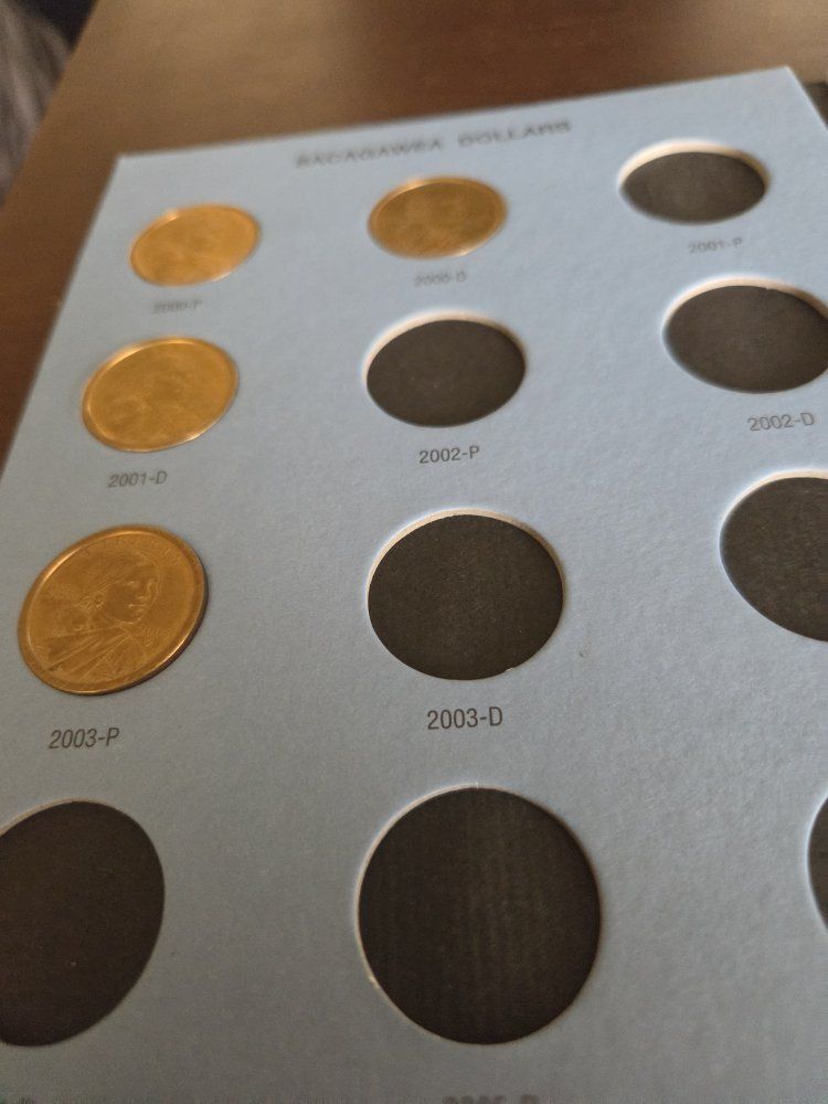 sacagawia dollars and book 4 coins