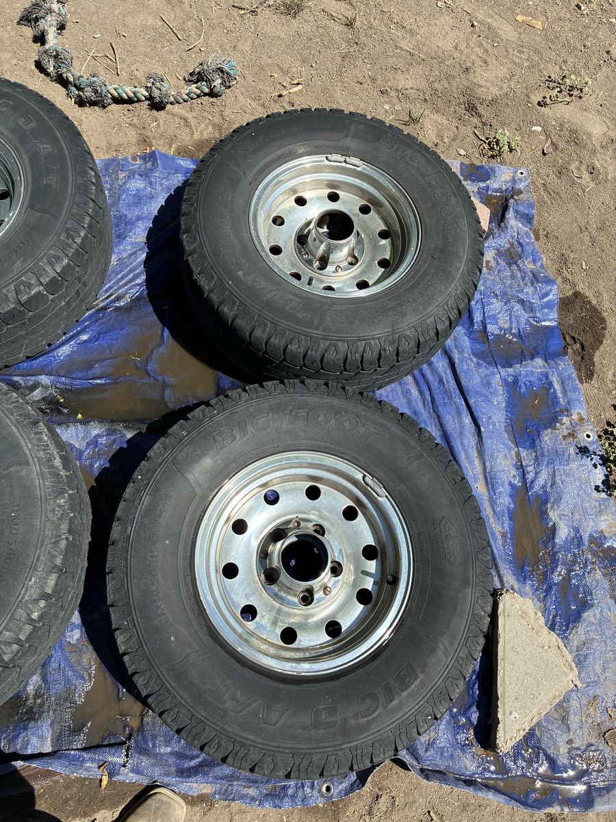 15” wheels and tires
