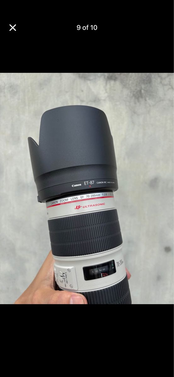 Canon 70-200 is ii , f2.8 1050$, 16-35 f4 490$