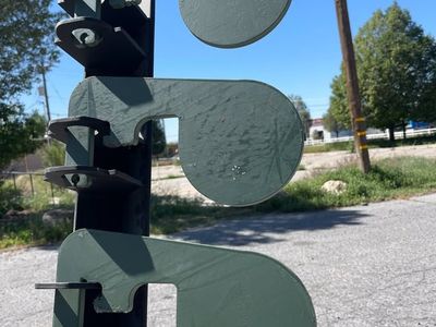 ACTION TARGET AT-103 PT PLATE RACK – AR500 Steel, 6-Plate Training System #XP2016744