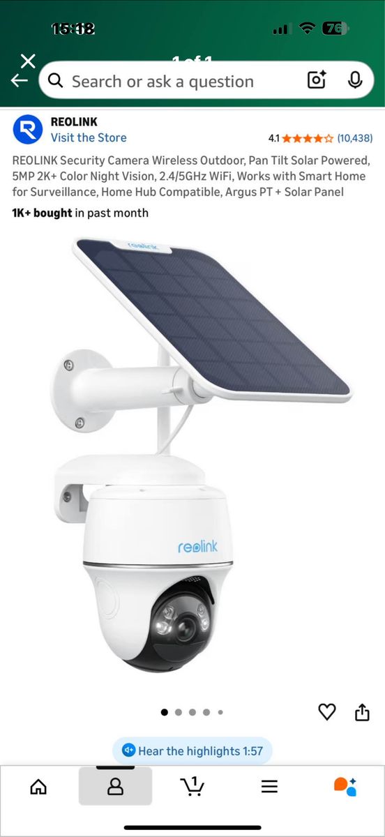 REOLINK OUTDOOR CAMERA