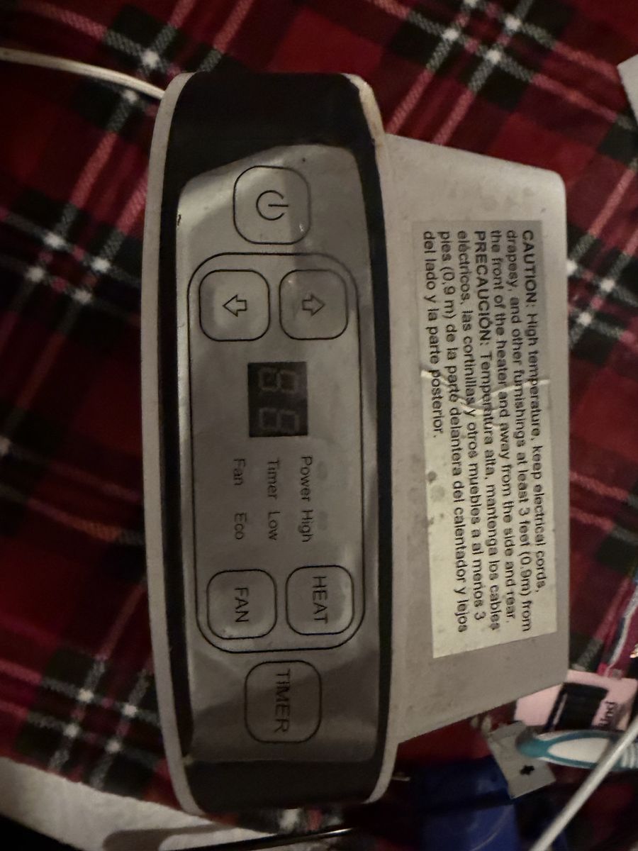 Lasko Digital Ceramic Heater with Adjustable Thermostat & Timer