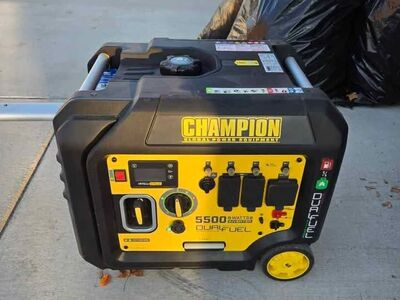 Champion Dual Fuel Generator inverter Electric Start