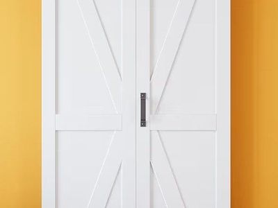 White Bifold Barn Door - New in Box