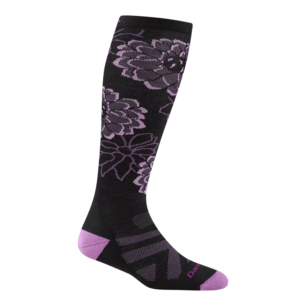 Darn Tough Women's Dahlia Lightweight Ski Socks - Black