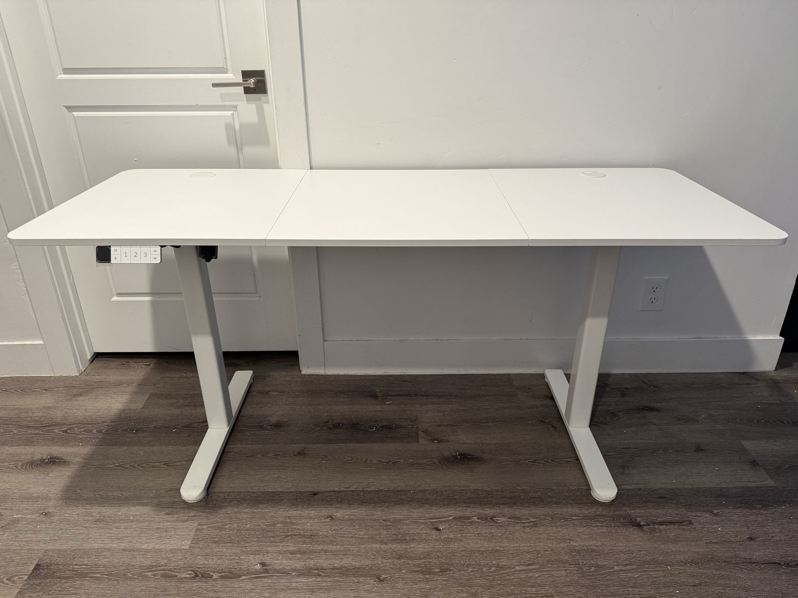 Brand New Large White Electric Standing Desk