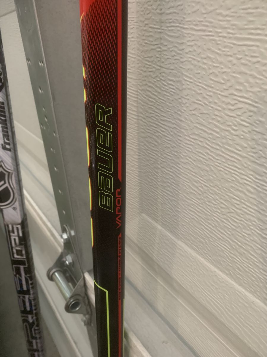 Hockey stuff… stick pad and helmet skates