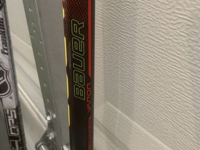 Hockey stuff… stick pad and helmet skates