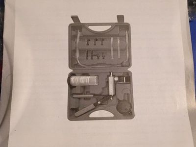 Vacuum Pump Brake Bleeding kit