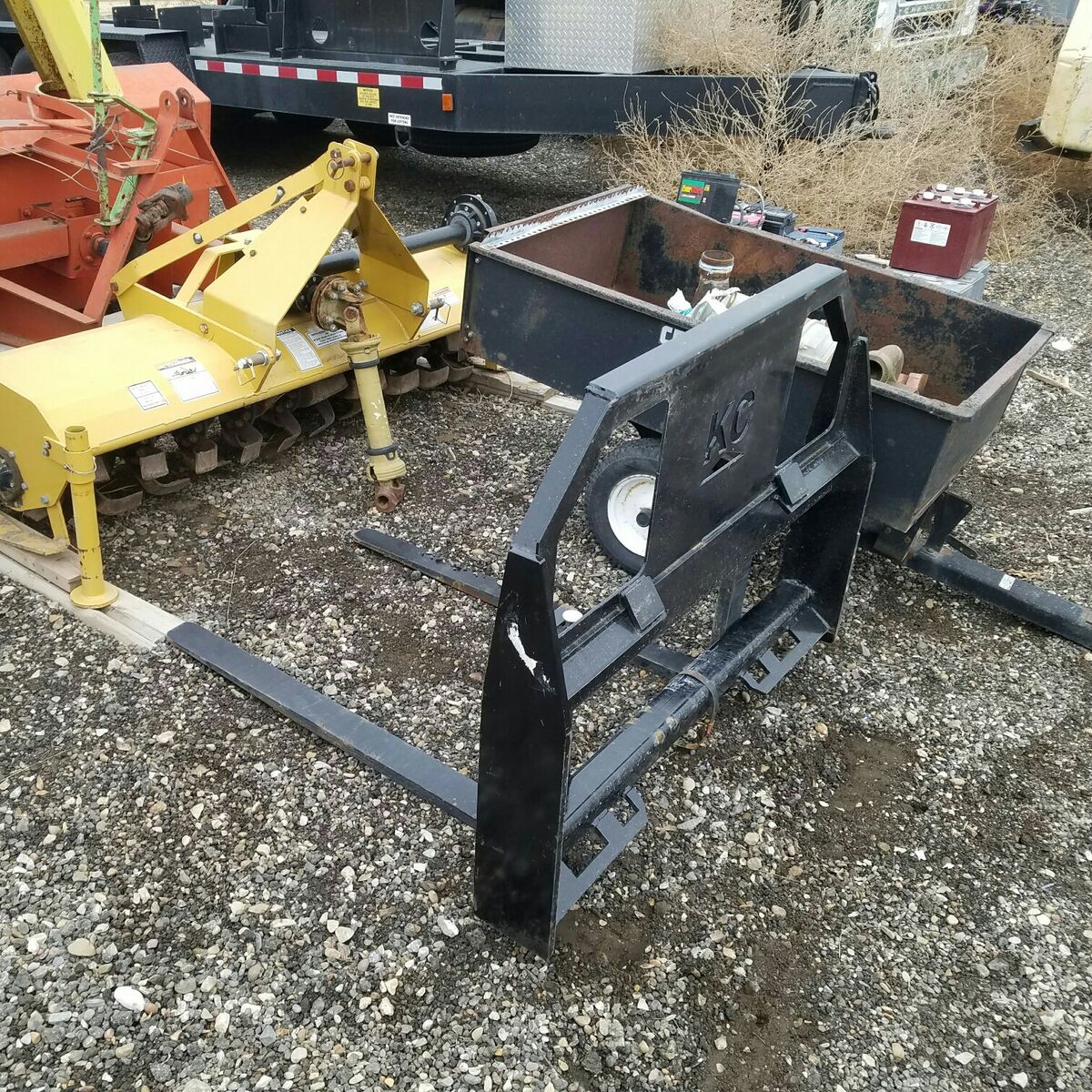 Skid steer forks