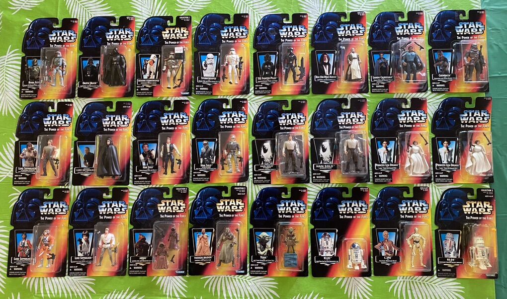 Original STAR WARS vintage Red Card New Figures