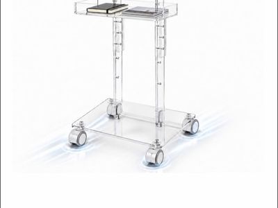 Sintuff acrylic rolling podium stand