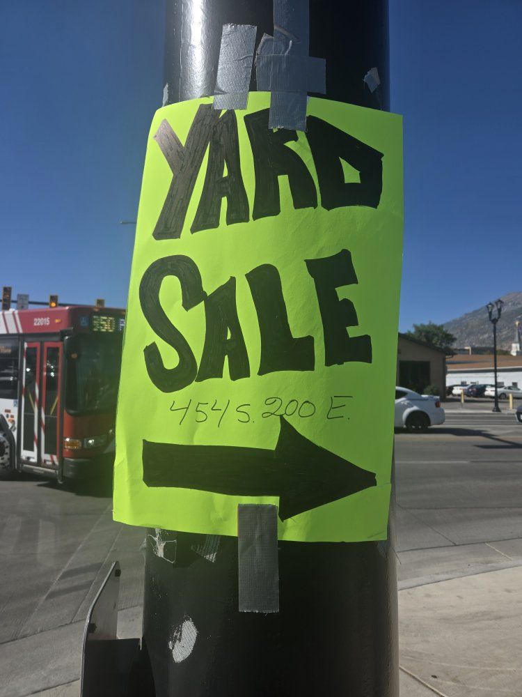 multifamily yard sale