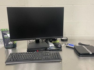 Computer with Monitor and mouse